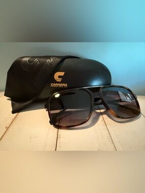 Carrera Unisex Polarized Sunglasses in Tortoise and Brown Gradient